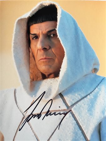 Star Trek Leonard Nimoy signed photo