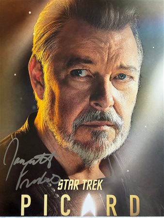 Star Trek Jonathan Frakes signed photo