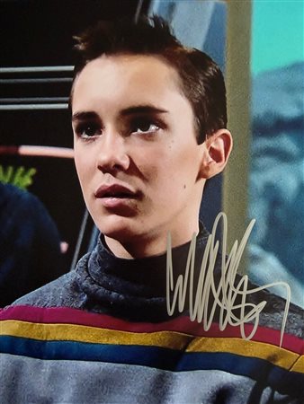Star Trek Wil Wheaton signed photo