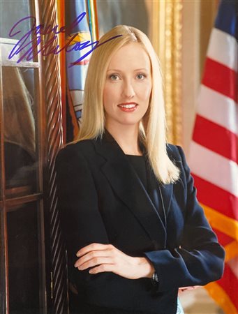 The West Wing Janel Moloney signed photo