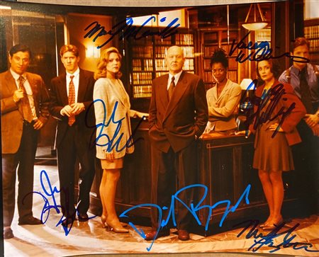 Murder One cast signed photo