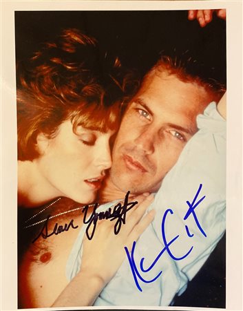 No Way Out Kevin Costner and Sean Young signed movie photo
