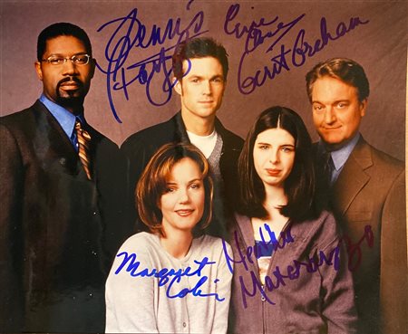 Now and Again cast signed photo