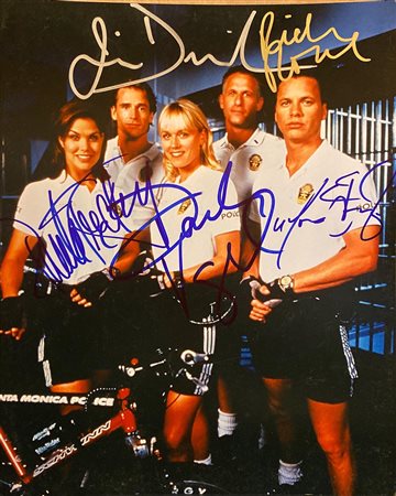 Pacific Blue cast signed photo
