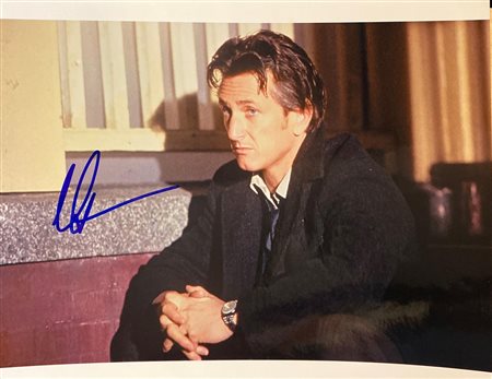 Mystic River Sean Penn signed movie photo. GFA Authenticated
