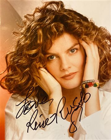 Rene Russo signed photo