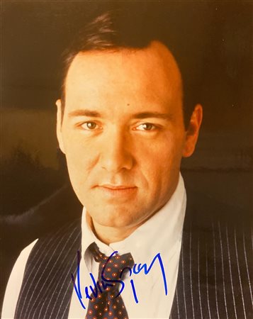 Kevin Spacey signed photo