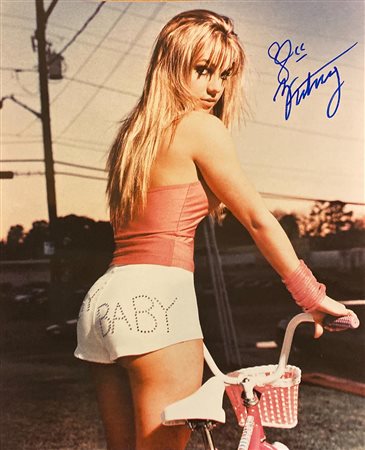 Britney Spears signed photo