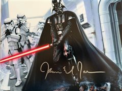 Star Wars Darth Vader James Earl Jones signed photo