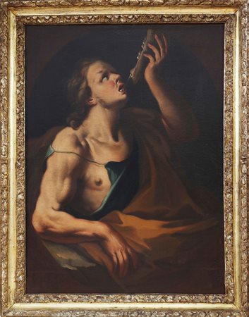 SEITER DANIEL (1649 - 1705) Sansone che beve dalla mascella del leone. Olio...