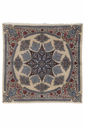 NAIM PERSIA Tappeto vecchia lavorazione. Lana. Cm 128,00 x 127,00.