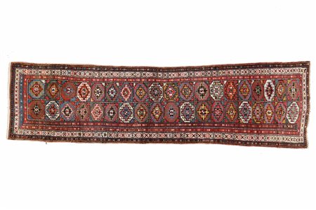 SASHAWAN Tappeto orientale. Persia settentrionale. 1900. Lana e cotone. Cm...