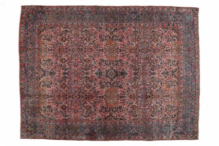KIRMAN Tappeto orientale. Persia. Lana e cotone. Cm 266,00 x 358,00. Tappeto...
