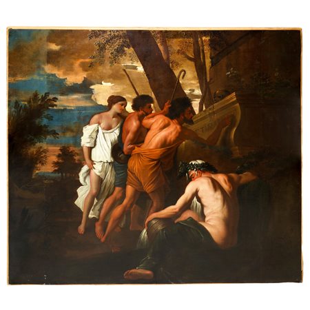 Nicolas Poussin (French 1594 - 1665)  - Pastori in Arcadia