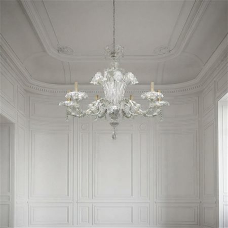 Lampadario in vetro di Murano