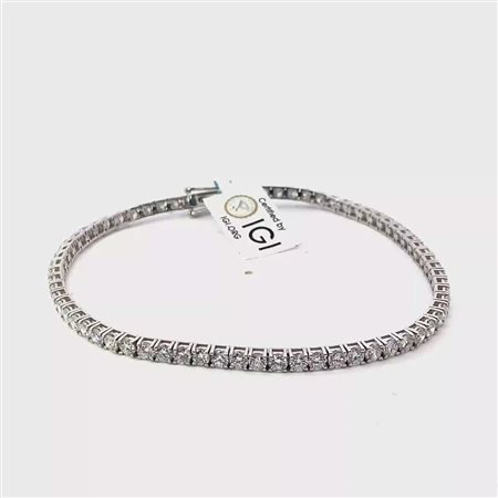 BRACCIALETTO TENNIS IN ORO CON DIAMANTI LAB GROWN 18 ct - ed18