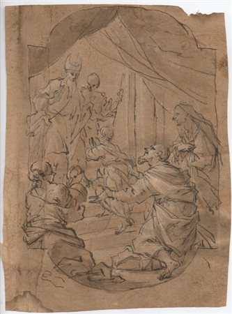  
Studio per Presentazione al Tempio artista piemontese del XVIII secolo
 