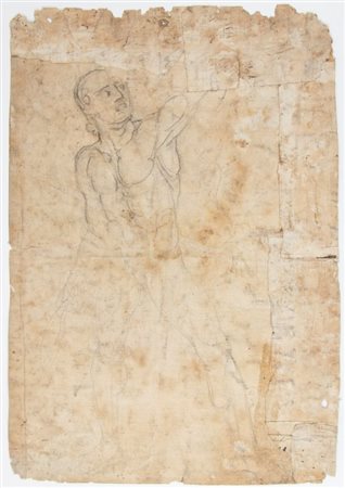 Antonio Canova (ambito di) (Possagno, 1757 - Venezia, 1822) 
Studio di nudo accademico 
 