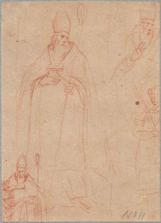  
Studio per una figura di vescovo artista bolognese del XVIII secolo
 