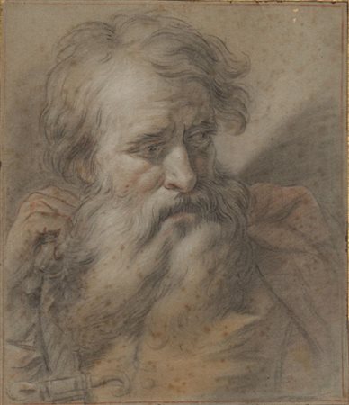  
Studio per testa virile artista centro-italiano del XVIII secolo
 