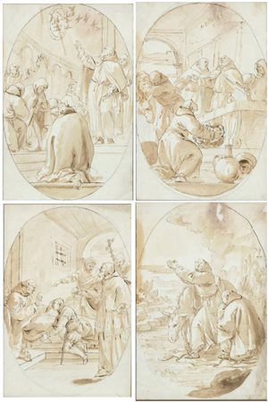 
Vita di San Francesco artista centro-italiano del XVIII secolo
 
