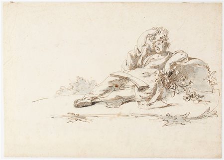 Fedele Fischetti (attribuito a) (Napoli, 1732 - 1792) 
Bacco 
 