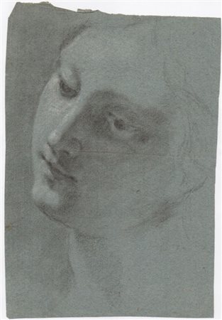  
Studio di un volto femminile artista italiano del XVIII secolo
 
