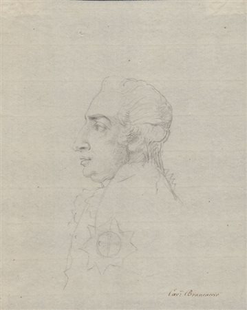 Johann Heinrich Wilhelm Tischbein (cerchia di) (1751 - 1829) 
Cavalier Brancaccio 
 