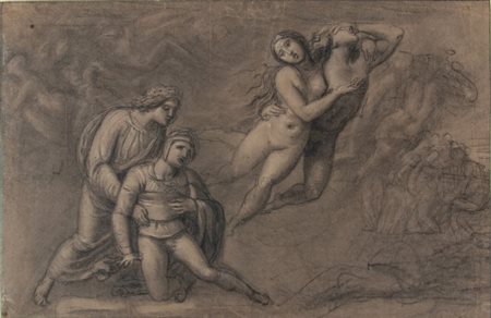 Vitale Sala (Cernusco Lombardone, 1803 - Milano, 1835) 
Paolo e Francesca 
 