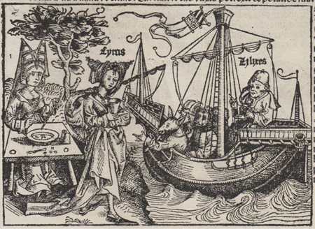 Michael Wolgemut (e bottega) (1434 - 1519) 
Maga circe, da Liber Chronicarum 
 
