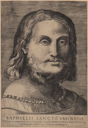 Giulio Bonasone (1498 ca. - 1576 ca.) 
Raphael sanciti urbinatus 
 
