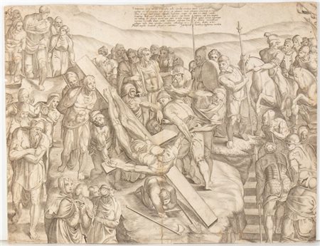 Giovanni Battista Cavalieri (c. 1525 - 1601) 
Martitio di S. Pietro, da Michelangelo 
 