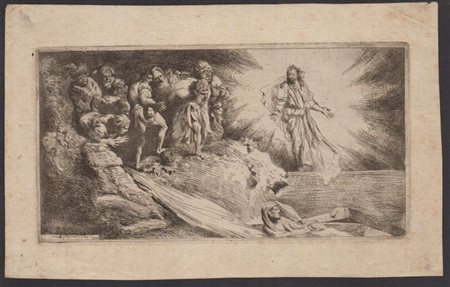 Salvatore Castiglione (1620 - 1676) 
Resurrezione di Lazzaro 
 