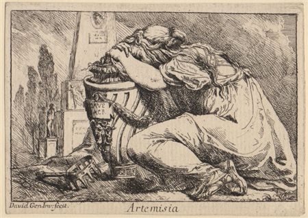 Giovanni David (Cabella Ligure, 1749 - Genova, 1790) 
Artemisia 
 