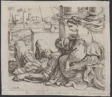 Giuseppe Caletti (Cremona, 1595 ca. - Ferrara , 1660) 
Sansone e Dalila 
 