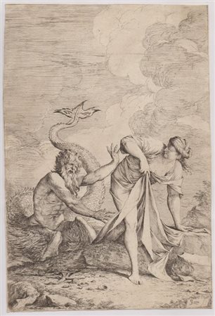 Salvator Rosa (Napoli, 1615 - 1673) 
Glauco e Scilla 
 