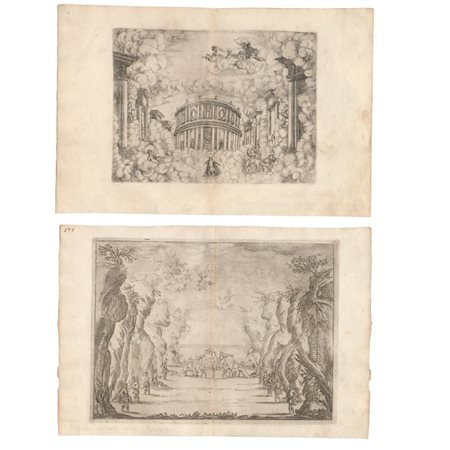 Valerio Spada (attribuito a) (Colle Val d'Elsa, 1613 - Firenze, 1688) 
Ercole in Tebe anonimo incisore toscano del XVII secolo
 