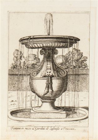 Giovanni Maggi (Roma, 1566 - 1620 ca. ) 
Fontane diverse che si vedano nel'Alma Città di Roma e altre parte d'Italia 
 