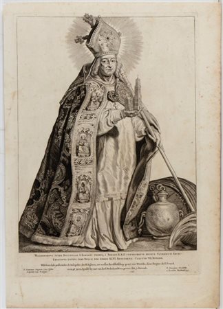 Pieter Soutman (Haarlem, 1580 ca. - 1657) 
Villibrordo, da Cornelis Visscher  
 