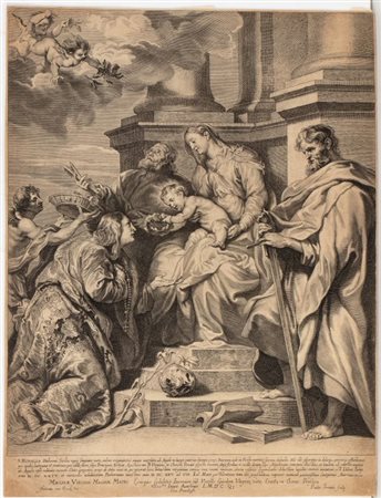 Paulus Pontius (1603 - 1603) 
Santa Rosalia, da Anthony van Dyck 
 