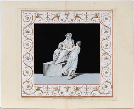 Marco Carloni (Roma, 1742 - 1796) 
Vestigia delle terme di Tito e loro interne pitture, da Franciszek Smuglewicz 1776
 