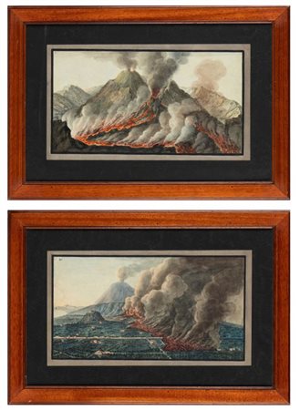 Pietro Fabris (Napoli, 1740 - 1792) 
View of ... Astruni | View of ... Pisciarelli | View of Solfaterra 
 