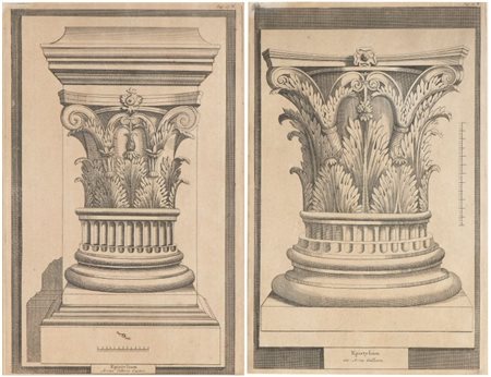 Pieter van der Aa (1659 - 1733) 
Epistylium ex Arcu Gallieni | Epistylium Arcus Veteris Castri  
 