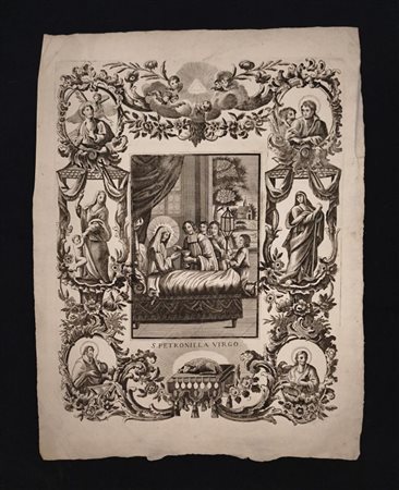 Johann Baptist Klauber (1712 - 1787) 
Santa Izabel Rahina de Portugal | San Francisco de Paula | Santa Petronilla virgo 
 