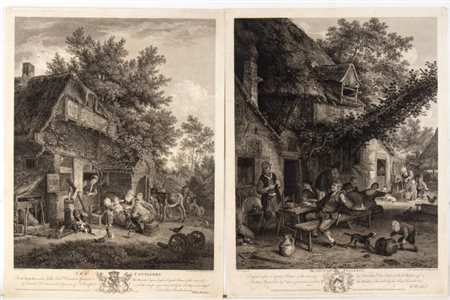 John Browne - William Woollett (1741 - 1801) , (1735 - 1785) 
The Cottagers | The Jocund Peasants, da Cornelis Dusart 
 