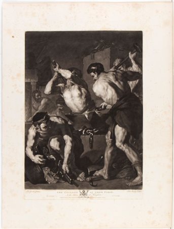 John Murphy (1748 ca. - 1822 ca.) 
The Cyclops at their forge, da Luca Giordano 
 