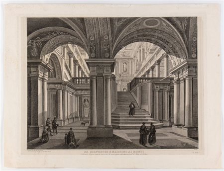 Luigi Rossini (Ravenna, 1790 - Roma, 1857) 
Ss. Silvestro e Martino ai Monti 
 