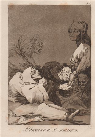 Francisco Goya (1746 - 1828) 
Obsequio al maestro 1799
 