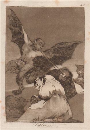 Francisco Goya (1746 - 1828) 
Soplones 1799
 