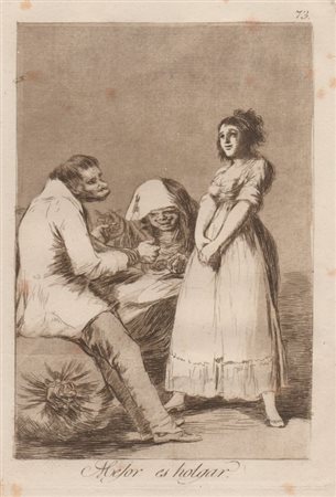 Francisco Goya (1746 - 1828) 
Mejor es holgar 1799
 